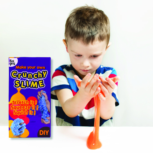 DIY Exciting crunchy slime for  kids