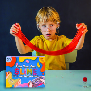 3-in-1 Glow-in-the-Dark Slime Kit – Neon, Galaxy, & Glitter Fun!