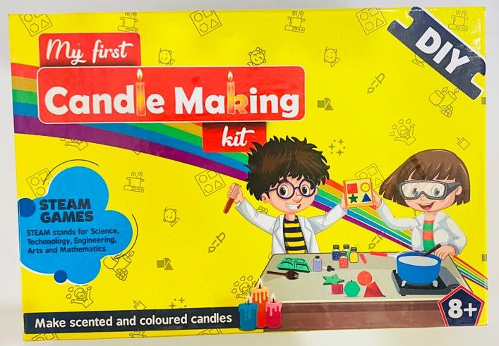 DIY Candle making kit – Lets Make Beautiful Candles using DIY Candle Kit Comes with Wax, colours and all things needed to create beautiful candles